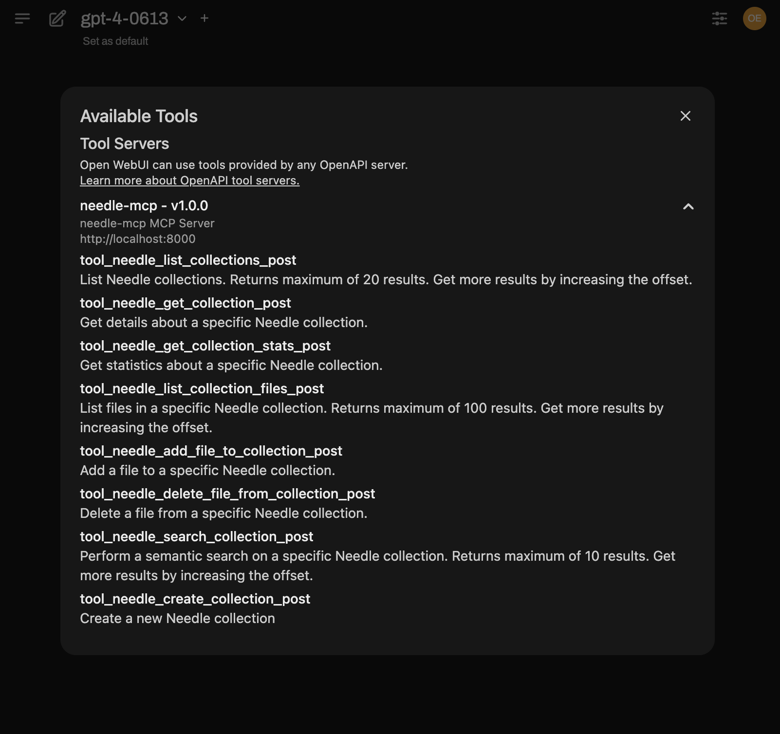 Open WebUI Tools