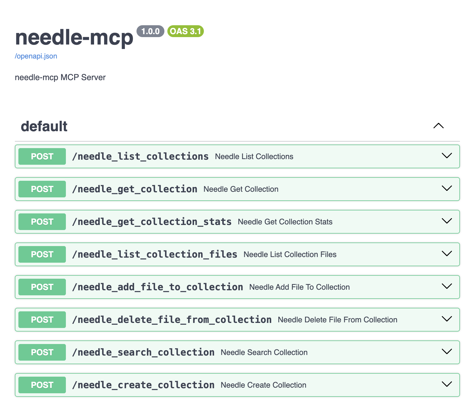 Verify Needle Tools